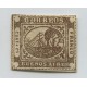 ARGENTINA 1858 GJ 09 BARQUITO ESTAMPILLA NUEVA CON FIRMA DE DON VICTOR KNEITSCHEL HERMOSO EJEMPLAR MUY FRESCO U$